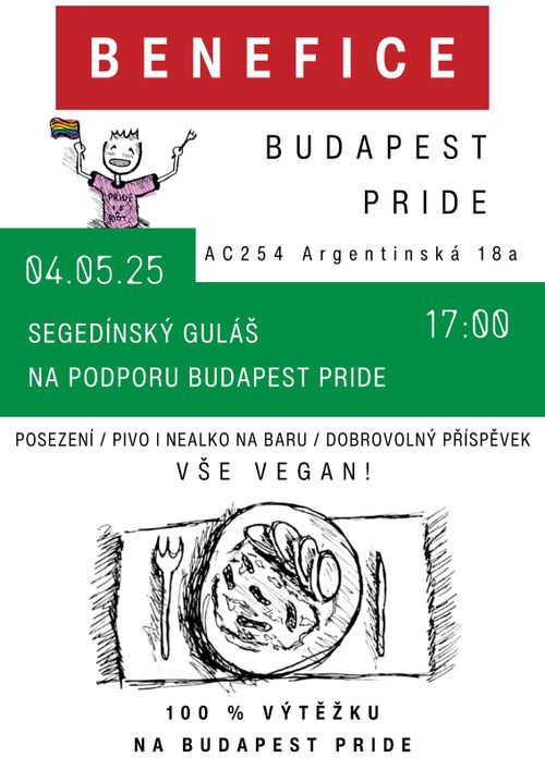 Benefiční segedín na Budapest Pride